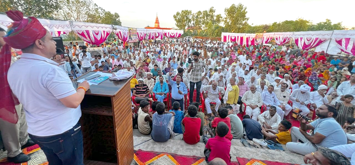 चरखी दादरी : झूठे नेताओं की भावनाओं में ना बहें, भाजपा करवाएगी धरातल पर विकास